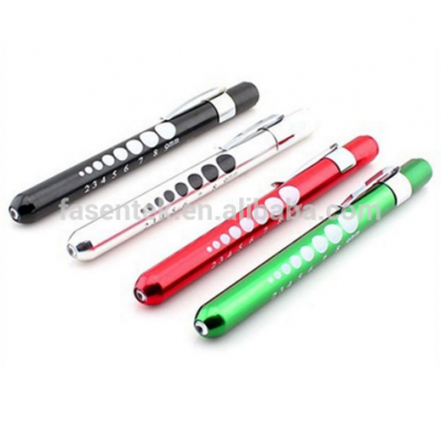 Pocket Size Reusable Penlight Pupil Gauge Graduation Pen Light Pack